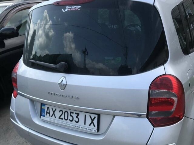 Сірий Рено Модус, об'ємом двигуна 1.2 л та пробігом 131 тис. км за 5500 $, фото 4 на Automoto.ua