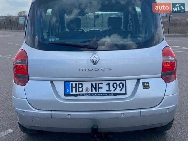 Сірий Рено Модус, об'ємом двигуна 1.6 л та пробігом 178 тис. км за 7350 $, фото 7 на Automoto.ua