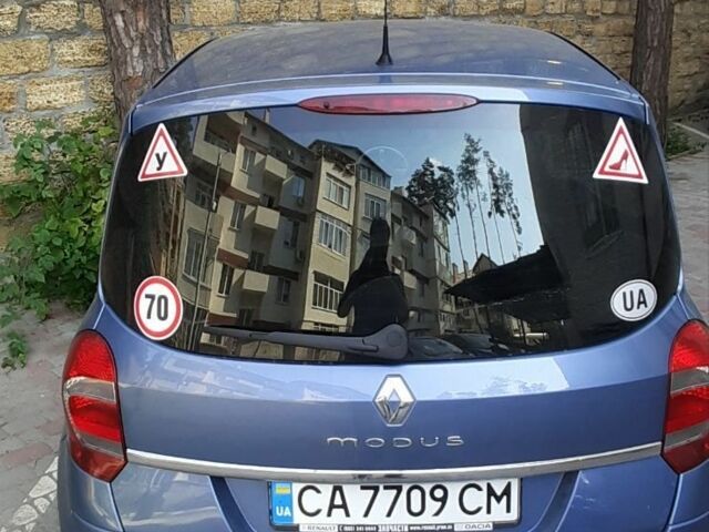 Синий Рено Модус, объемом двигателя 1.2 л и пробегом 205 тыс. км за 5500 $, фото 9 на Automoto.ua