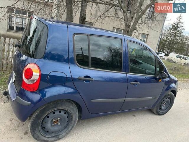 Синий Рено Модус, объемом двигателя 1.2 л и пробегом 150 тыс. км за 4500 $, фото 1 на Automoto.ua
