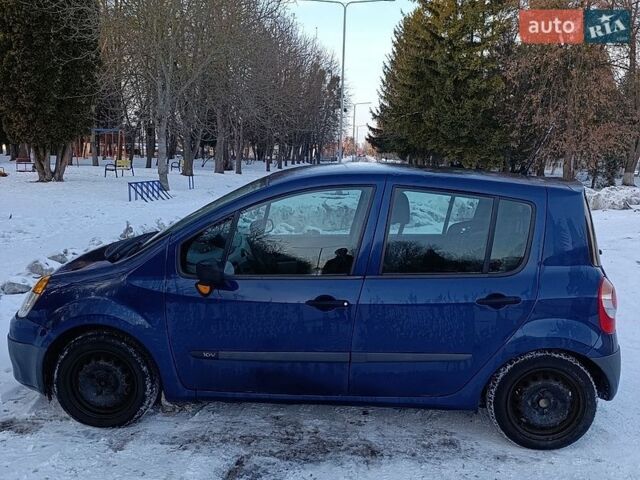Синий Рено Модус, объемом двигателя 1.1 л и пробегом 196 тыс. км за 3900 $, фото 4 на Automoto.ua