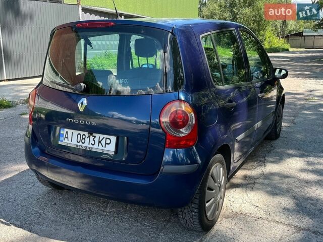 Синій Рено Модус, об'ємом двигуна 1.6 л та пробігом 270 тис. км за 2999 $, фото 9 на Automoto.ua
