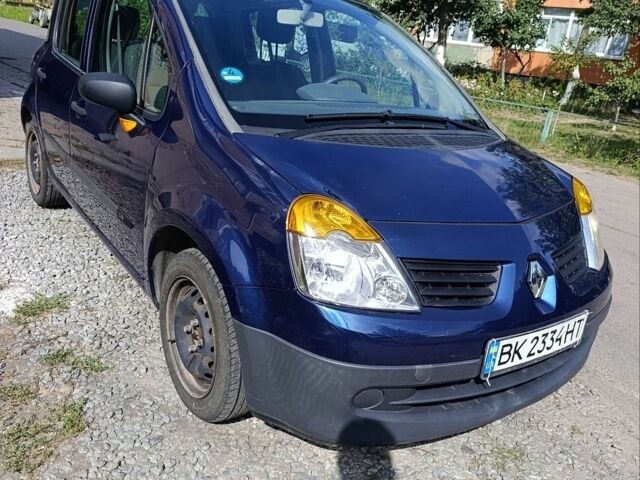 Синий Рено Модус, объемом двигателя 1.15 л и пробегом 198 тыс. км за 3500 $, фото 1 на Automoto.ua