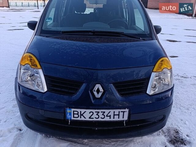 Синий Рено Модус, объемом двигателя 1.1 л и пробегом 196 тыс. км за 3900 $, фото 1 на Automoto.ua