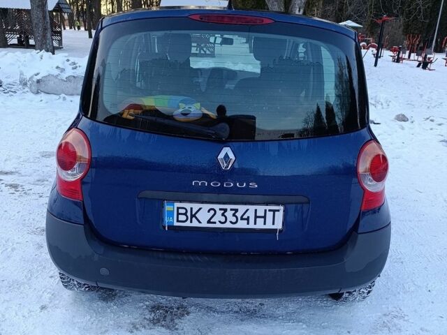Синій Рено Модус, об'ємом двигуна 1.1 л та пробігом 196 тис. км за 3550 $, фото 3 на Automoto.ua