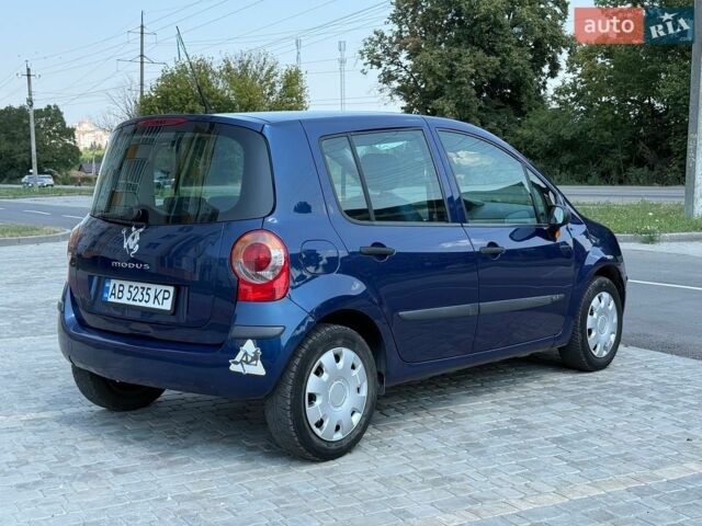Синий Рено Модус, объемом двигателя 1.15 л и пробегом 97 тыс. км за 3850 $, фото 6 на Automoto.ua