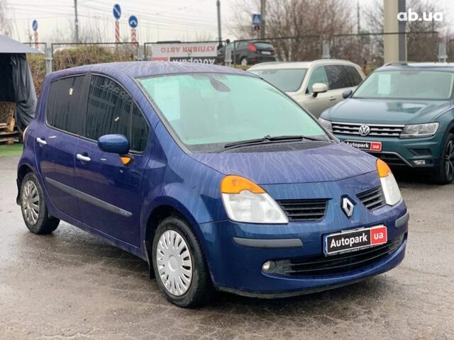 Синий Рено Модус, объемом двигателя 16 л и пробегом 182 тыс. км за 4990 $, фото 2 на Automoto.ua