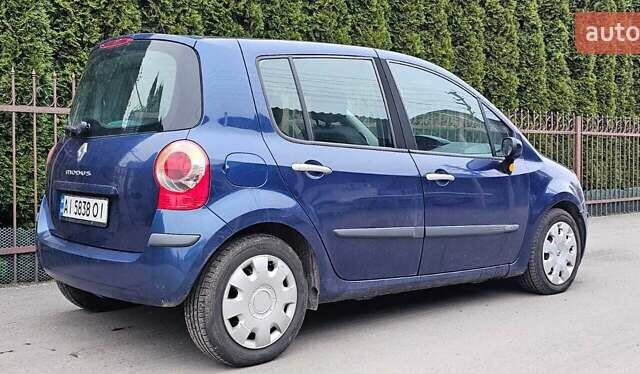 Синий Рено Модус, объемом двигателя 1.46 л и пробегом 230 тыс. км за 4200 $, фото 11 на Automoto.ua