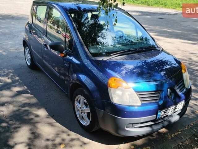 Синий Рено Модус, объемом двигателя 1.2 л и пробегом 228 тыс. км за 3900 $, фото 4 на Automoto.ua