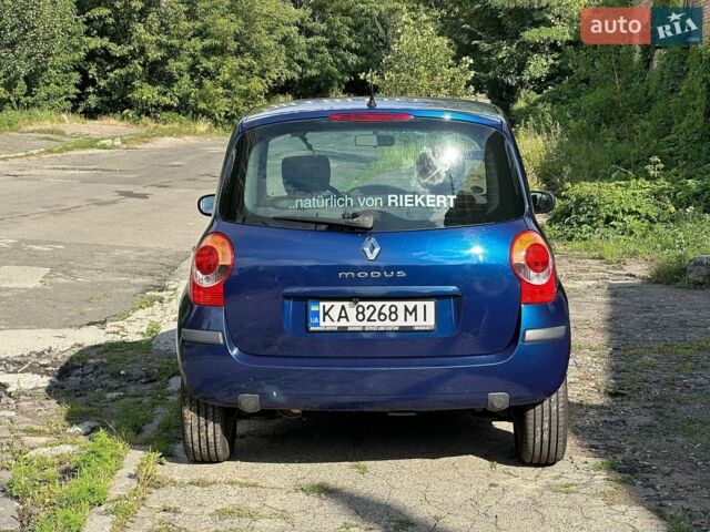 Синій Рено Модус, об'ємом двигуна 1.6 л та пробігом 205 тис. км за 4200 $, фото 5 на Automoto.ua