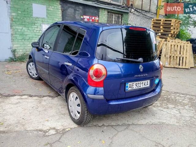 Синій Рено Модус, об'ємом двигуна 1.6 л та пробігом 160 тис. км за 3900 $, фото 3 на Automoto.ua