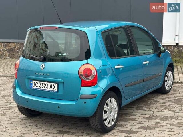 Синий Рено Модус, объемом двигателя 1.6 л и пробегом 167 тыс. км за 4800 $, фото 2 на Automoto.ua