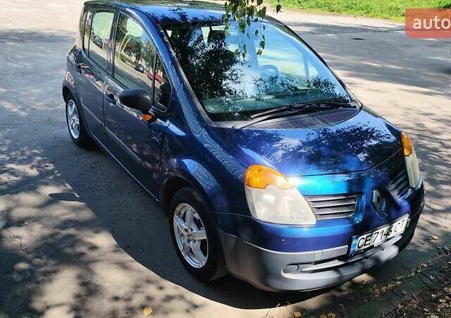 Синий Рено Модус, объемом двигателя 1.1 л и пробегом 223 тыс. км за 4150 $, фото 1 на Automoto.ua