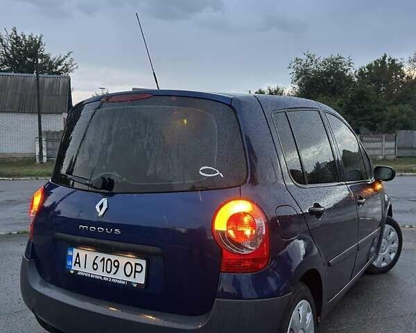 Синій Рено Модус, об'ємом двигуна 1.1 л та пробігом 138 тис. км за 3950 $, фото 6 на Automoto.ua
