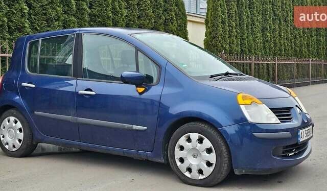 Синий Рено Модус, объемом двигателя 1.46 л и пробегом 230 тыс. км за 4200 $, фото 2 на Automoto.ua