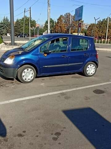 Синий Рено Модус, объемом двигателя 1.1 л и пробегом 205 тыс. км за 3700 $, фото 2 на Automoto.ua