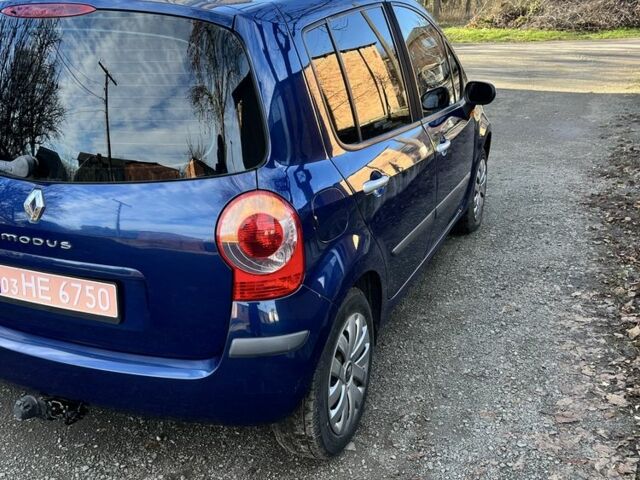 Синій Рено Модус, об'ємом двигуна 1.4 л та пробігом 198 тис. км за 4699 $, фото 3 на Automoto.ua