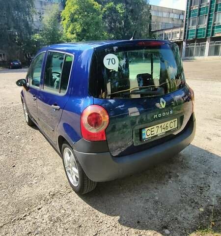 Синий Рено Модус, объемом двигателя 1.1 л и пробегом 223 тыс. км за 4150 $, фото 6 на Automoto.ua