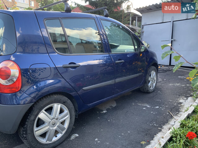 Синий Рено Модус, объемом двигателя 1.1 л и пробегом 209 тыс. км за 4000 $, фото 2 на Automoto.ua