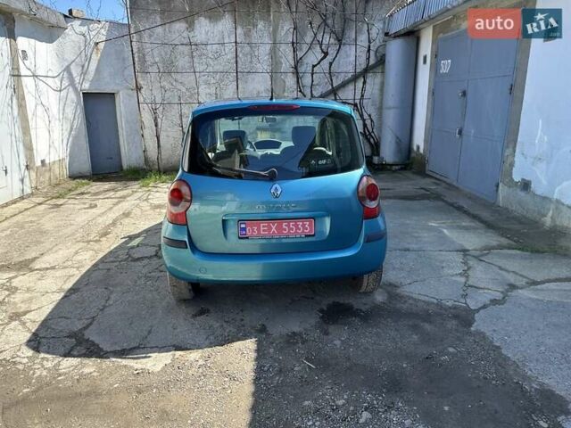 Синий Рено Модус, объемом двигателя 1.2 л и пробегом 180 тыс. км за 4100 $, фото 12 на Automoto.ua