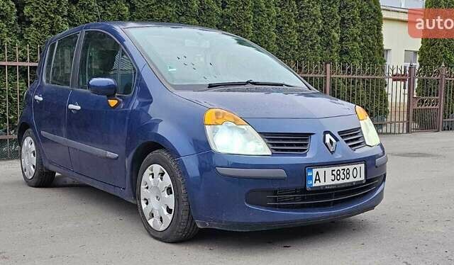 Синий Рено Модус, объемом двигателя 1.46 л и пробегом 230 тыс. км за 4200 $, фото 1 на Automoto.ua