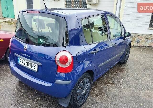 Рено Модус 2006 у Харкові на Automoto.ua Синій Рено Модус, об'ємом двигуна 1.1 л та пробігом 230 тис. км за 3700 $, фото 5 на Automoto.ua
