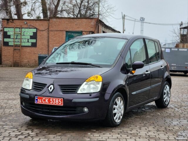 Синий Рено Модус, объемом двигателя 1.6 л и пробегом 204 тыс. км за 4650 $, фото 2 на Automoto.ua