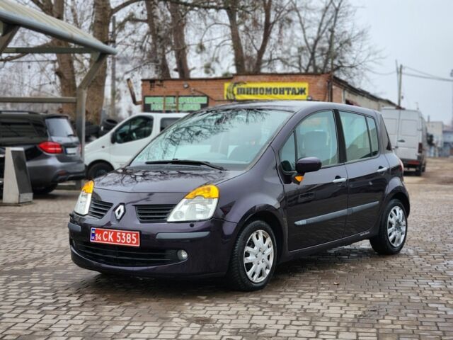 Синий Рено Модус, объемом двигателя 1.6 л и пробегом 204 тыс. км за 4650 $, фото 3 на Automoto.ua