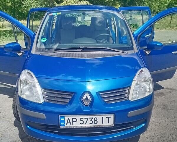 Синий Рено Модус, объемом двигателя 1.2 л и пробегом 176 тыс. км за 4300 $, фото 5 на Automoto.ua