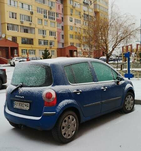 Синий Рено Модус, объемом двигателя 1.1 л и пробегом 200 тыс. км за 4200 $, фото 1 на Automoto.ua