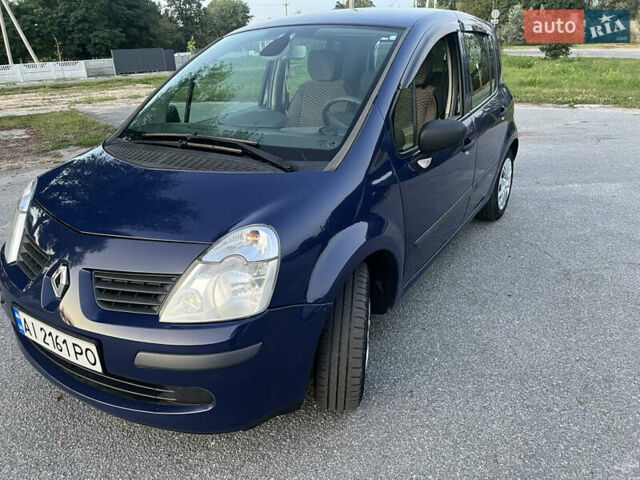 Синий Рено Модус, объемом двигателя 1.46 л и пробегом 206 тыс. км за 4350 $, фото 8 на Automoto.ua