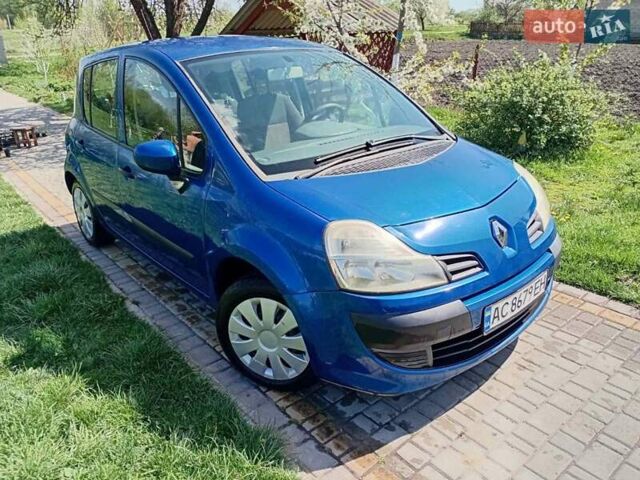 Синий Рено Модус, объемом двигателя 1.2 л и пробегом 203 тыс. км за 4000 $, фото 1 на Automoto.ua