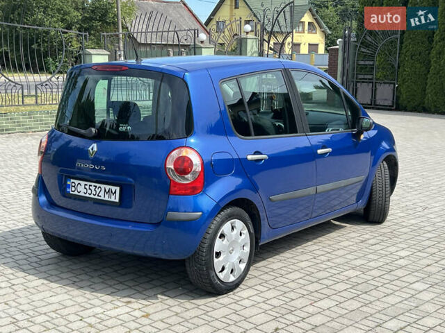 Синій Рено Модус, об'ємом двигуна 1.6 л та пробігом 211 тис. км за 5600 $, фото 4 на Automoto.ua