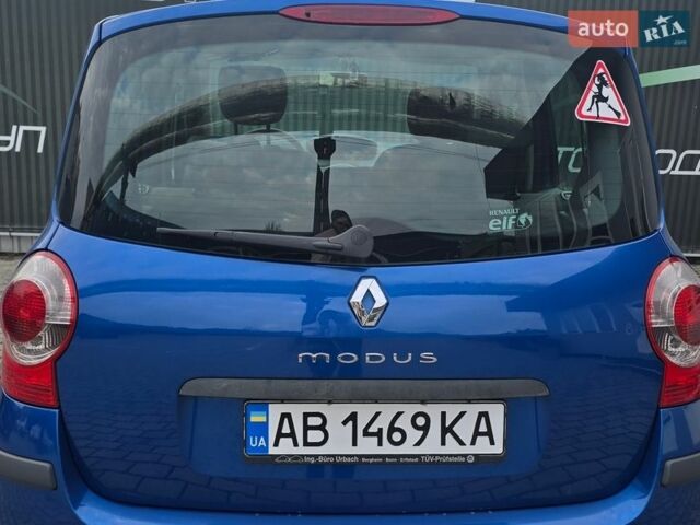 Синий Рено Модус, объемом двигателя 1.15 л и пробегом 166 тыс. км за 4200 $, фото 16 на Automoto.ua
