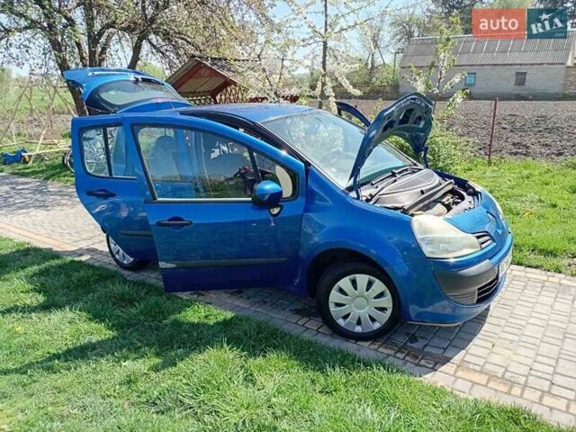 Синий Рено Модус, объемом двигателя 1.2 л и пробегом 203 тыс. км за 4000 $, фото 13 на Automoto.ua