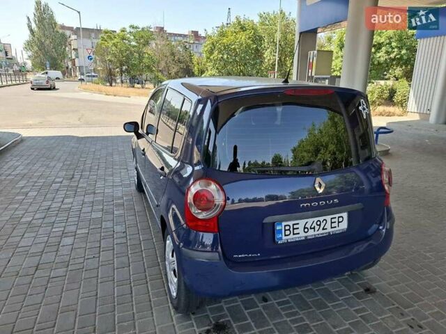 Синий Рено Модус, объемом двигателя 1.46 л и пробегом 202 тыс. км за 5800 $, фото 10 на Automoto.ua