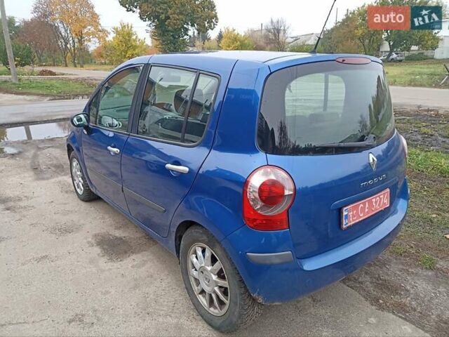 Синий Рено Модус, объемом двигателя 1.4 л и пробегом 178 тыс. км за 3200 $, фото 8 на Automoto.ua