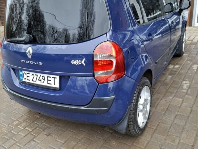 Синий Рено Модус, объемом двигателя 1.6 л и пробегом 223 тыс. км за 5700 $, фото 10 на Automoto.ua