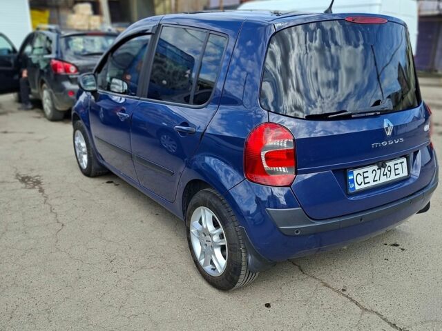 Синий Рено Модус, объемом двигателя 1.6 л и пробегом 223 тыс. км за 5500 $, фото 3 на Automoto.ua
