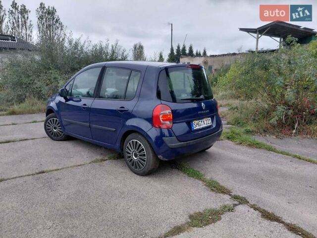 Синий Рено Модус, объемом двигателя 1.6 л и пробегом 156 тыс. км за 6100 $, фото 8 на Automoto.ua