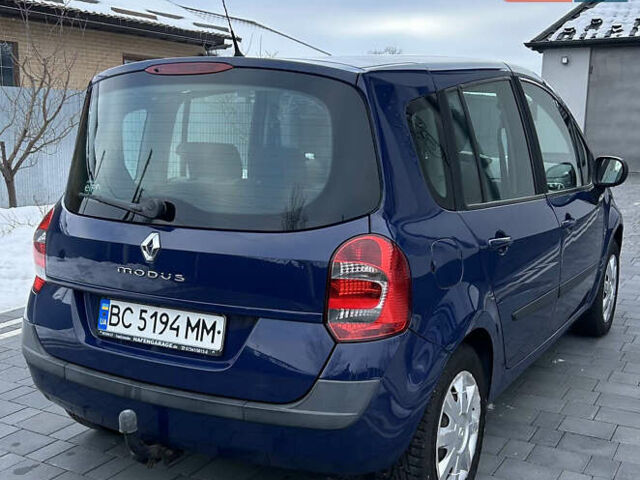 Синій Рено Модус, об'ємом двигуна 1.6 л та пробігом 161 тис. км за 6200 $, фото 7 на Automoto.ua