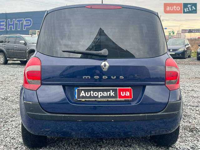 Синій Рено Модус, об'ємом двигуна 1.6 л та пробігом 105 тис. км за 3000 $, фото 5 на Automoto.ua