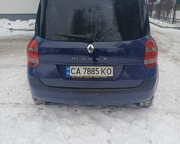 Синій Рено Модус, об'ємом двигуна 1.6 л та пробігом 106 тис. км за 6300 $, фото 8 на Automoto.ua