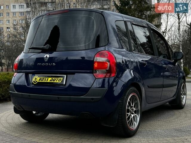 Синий Рено Модус, объемом двигателя 1.15 л и пробегом 159 тыс. км за 6500 $, фото 6 на Automoto.ua