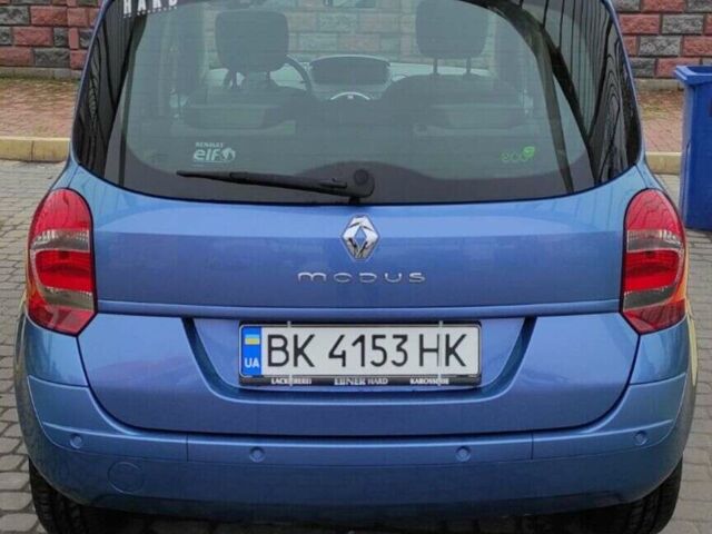 Синій Рено Модус, об'ємом двигуна 1.1 л та пробігом 85 тис. км за 4800 $, фото 8 на Automoto.ua