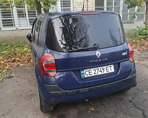 Синій Рено Модус, об'ємом двигуна 1.6 л та пробігом 218 тис. км за 5850 $, фото 4 на Automoto.ua