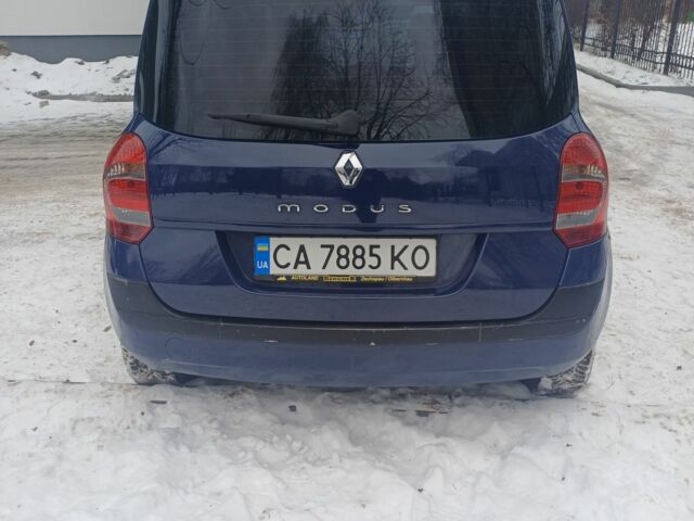 Синій Рено Модус, об'ємом двигуна 1.6 л та пробігом 106 тис. км за 6300 $, фото 5 на Automoto.ua