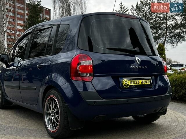 Синий Рено Модус, объемом двигателя 1.15 л и пробегом 159 тыс. км за 6500 $, фото 4 на Automoto.ua