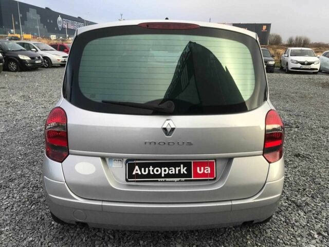 Синий Рено Модус, объемом двигателя 1.6 л и пробегом 77 тыс. км за 4590 $, фото 7 на Automoto.ua