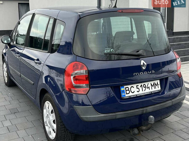 Синій Рено Модус, об'ємом двигуна 1.6 л та пробігом 161 тис. км за 6200 $, фото 5 на Automoto.ua